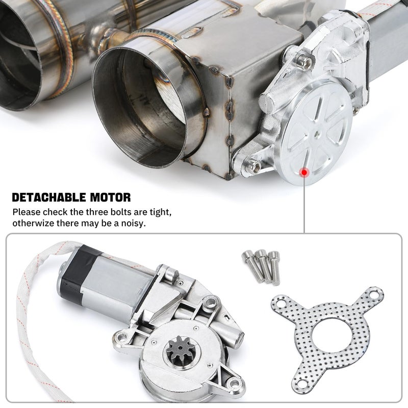 PQY Universal 2.5 Inch Stainless Steel Exhaust Pipe Kit - Image 4